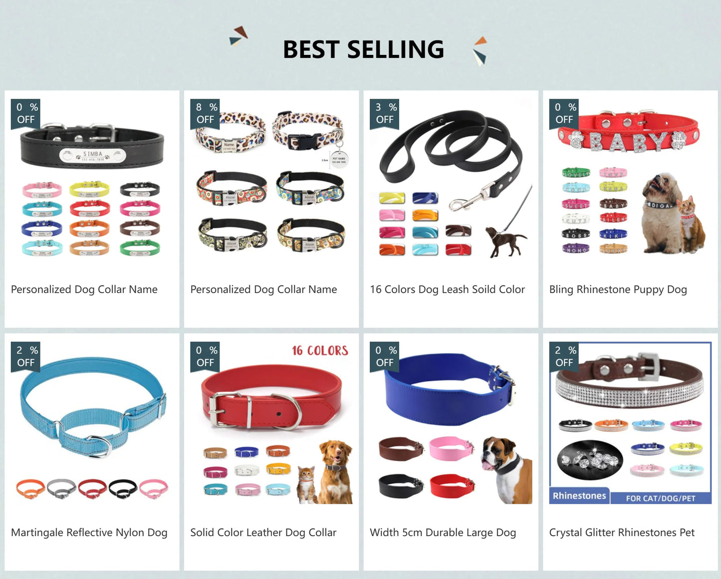 Pet Collar Leather Puppy Necklace Collars