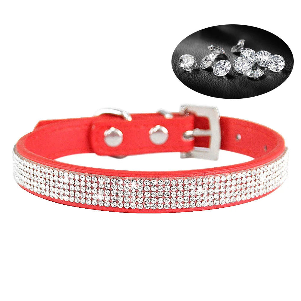 Pet Collar Leather Puppy Necklace Collars