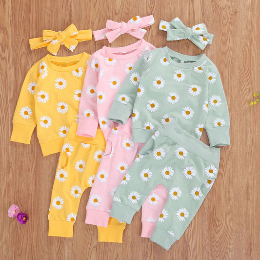Autumn Baby Clothes 0-18M Newborn Infant Tracksuits.